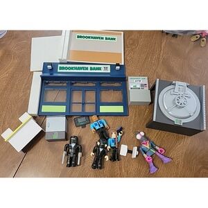 Roblox Brookhaven Bank Parts Figures Safe ATM Security Police Lot Replacements